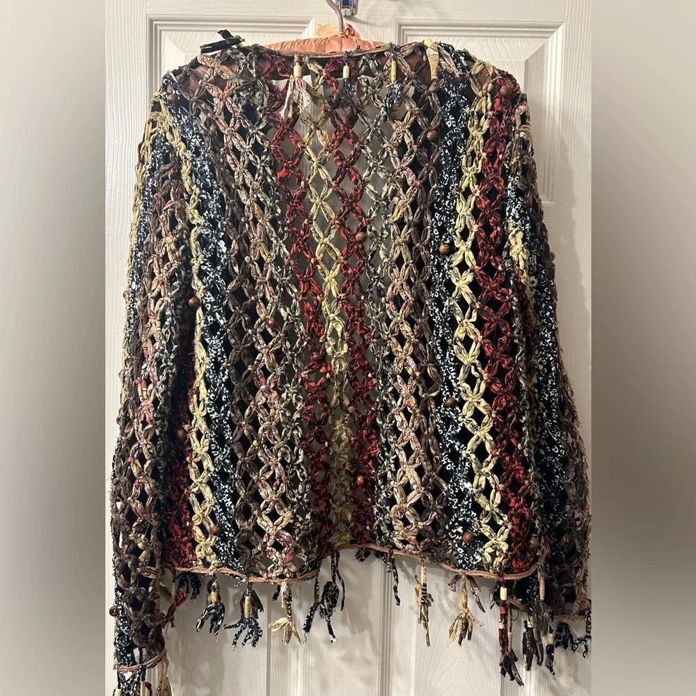 Vintage Sandy Starkman multicolored jacket size M - Picture 2 of 5